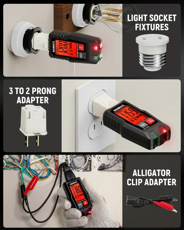 All-in-One AC Circuit Breaker Finder & Voltage Tester Kit
