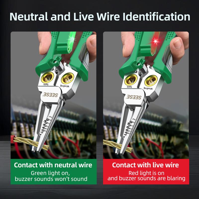 SEESE 8-in-1 Multi-Function Wire Stripper